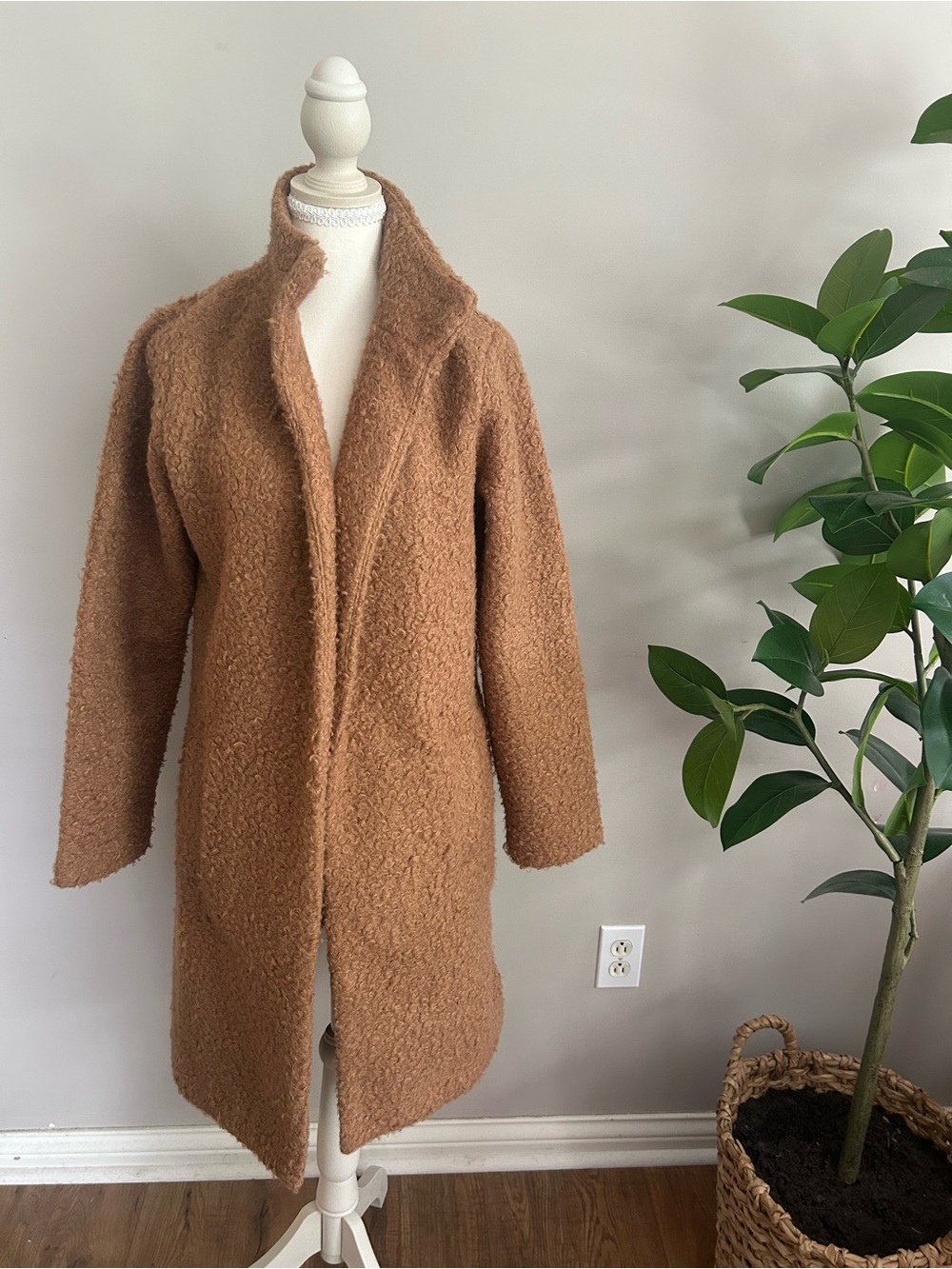 a new day Camel Teddy Coat - Picture 2 of 7